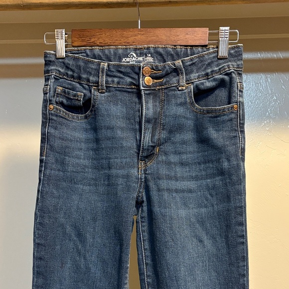 Jordache Indigo Wide Leg Jeans - Picture 3 of 5
